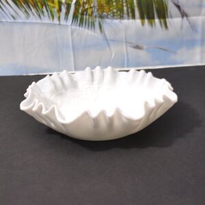 Imperial Glass Company Milk Glass With Grape Pattern